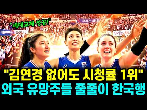  "귀화도 도전할래요" 김연경 없는 첫 시즌, 세계 유망주가 한국 코트로 몰려온 이유